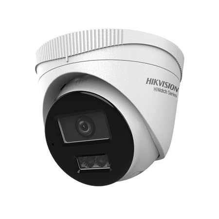 Hikvision HWI-T240HA-LU IP-Kamera für den Außenbereich (2,8 mm) – 4 MP, wetterfest, Nachtsicht, Bewegungserkennung, bidirektionales Audio, ideal für Sicherheit zu Hause und im Büro