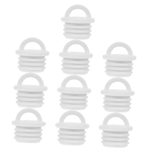 Yardenfun 10 Piezas Tapones de Silicona para Cubo de Fregona Pack de Resistentes y Flexibles Recambio para Orificios de Drenaje Sellado Seguro y Anti-Edad para Limpieza de Suelos