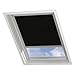 Produktbild Radeco® Dachfenster verdunkelungsrollo für Velux MK08 schwarz mit Führungsschiene, Rollo für dachfenster, velux dachfenster Rollo, verdunklungsrollo für velux