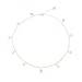 S.J JEWELRY Womens Handmade 14K Gold Filled/Rose Gold/Silver Freshwater Pearls Simple Delicate Full Moon Ball Pendant and Star Chokers Necklace-Rose Star