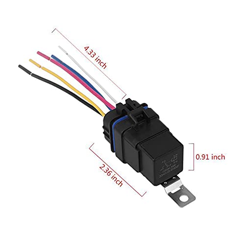 Relais étanche 12V 40A haute performance contre humidité auto