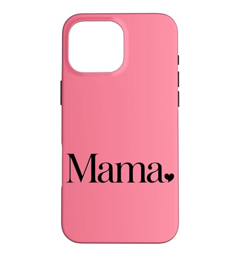 Mama Elegant Typography Minimalist Heart for Mothers - �s���N �X�}�z�P�[�X iPhone 16 Pro Max �p
