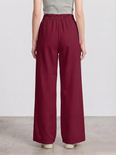 Image of Vogaan Women's High-Waist Korean Trousers with Wide Baggy Fit | Trendy GenZ Streetwear Pants | Trousers | Women Trousers