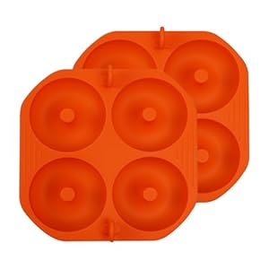 Silicone Donut/Bagel Pan. 2pcs/sets Donut/Bagel Molds Air Fryer Accessories Compatible with Ninja Foodi Intsant Votrex intsant pot 6qt 6.5qt 8qt 12qt Air Fryer and Oven