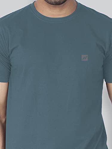 Image of Lux Nitro Men's Solid Relaxed Fit T-Shirt