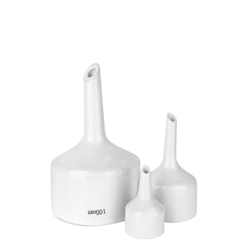 Embudo Büchner de Porcelana 40-300mm, Embudo de Filtración Cerámico para Filtración al Vacío/Succión en Laboratorio, Química, Separación Sólido-Líquido(300mm)