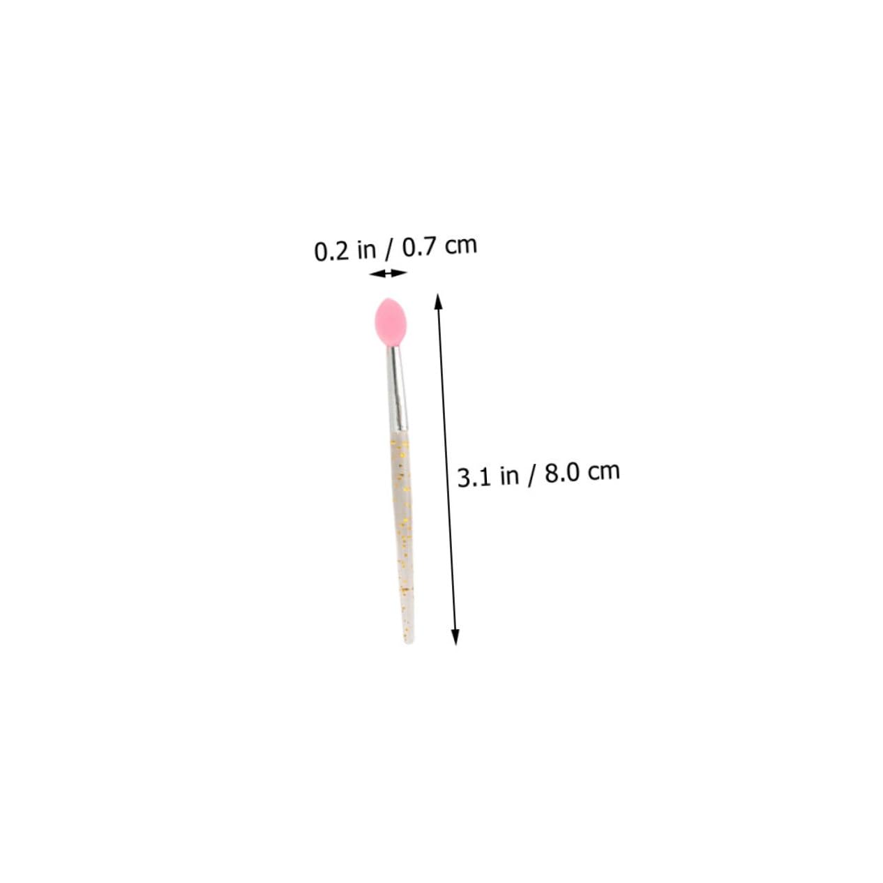 OSOLADY Mini Silicone Lip Brush Set Makeup Lipstick Balm Applicator 20 Pcs Comfortable Grip Fashion Trendy Design