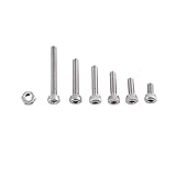 250 Piezas M2 De Tornillos De Cabeza Hueca Hexagonal, Tornillos De Cabeza Hueca Hexagonal, Con Surtido De Tuercas Hexagonales, Para Maquinaria, Muebles, Reparación E Inventos De(A: cabeza de gorra)