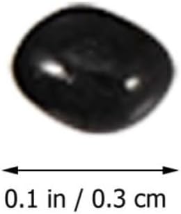 Black Pearl Aquarium Gravel for Fish Tanks Smooth Glass Sand 1900g Bag | Black Stones, Sanitation Protection, Convenient Use for Aquarium Landscaping