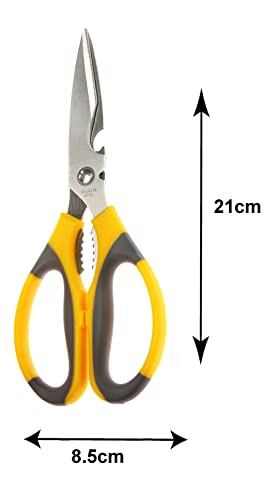Image of Petals Multipurpose Kitchen Household and Garden Scissor (8.5 inch), Colour May Vary