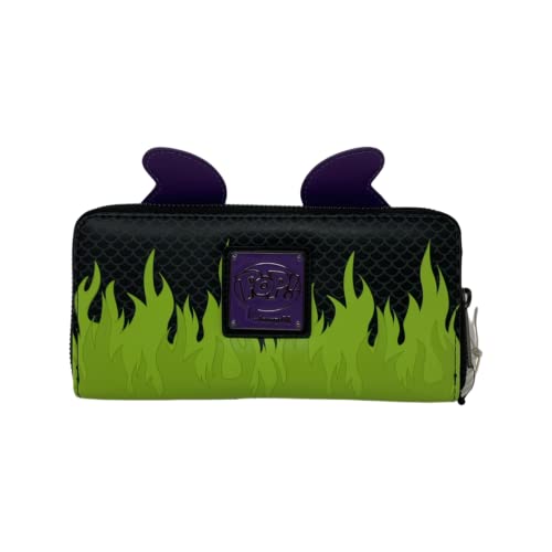 Pop by Loungefly Disney Maleficent Dragon Cosplay Ziparound Wallet2