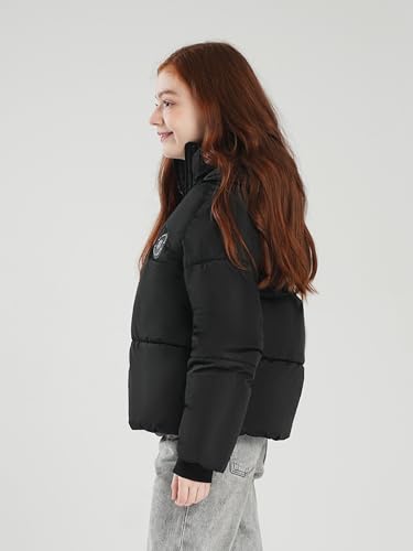 maoo garden Girls Puffer Winter Jacket Fleece Lining Heavyweight Water-Resistant Coat for Big Kids2