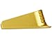 NDZ Performance Magazine Base Plate Finger Extension for Glock 43X 48 9mm Laser Engraved Anodized Aluminum in Gold, Made in The USA - Plain