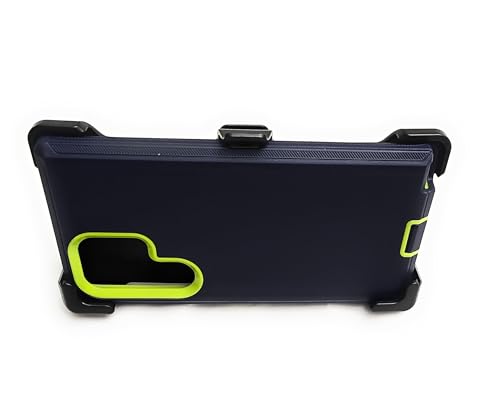 RDRKR Shock Resistant Heavy Duty Smartphone Case with Clip Holster Kickstand Compatible with S23 Ultra (GREEN)