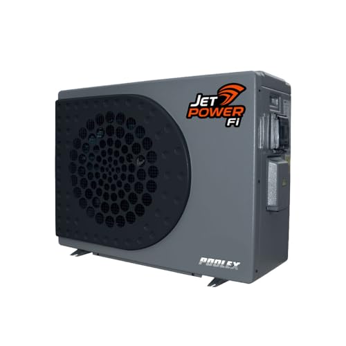 POOLEX JETPOWER 90 - Bomba de Calor para Piscina Full Inverter 9 KW - Silencioso & Conectado - Cuenca 40 a 50 m³