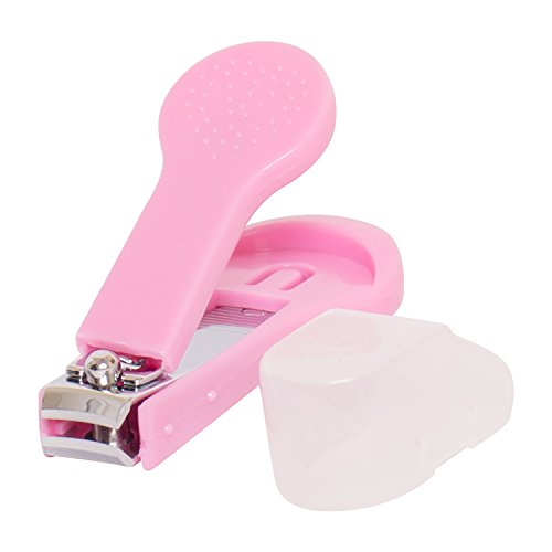 Image of Baybee Baby Nail Clipper with Magnifier Safety Nail Cutter Toddler Infant Scissor Manicure Pedicure Care Pack of 1 (Nail Grooming Set, Pink)