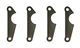 QS Components Rear 180 Ladder Bar Bracket 7' Centered Hole Spacing Fits 3' Axle Tube 1/2 Hole- (Set of 4)