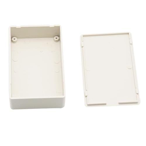 Miniatura 29 de Zulkit 5 cajas de proyecto de plástico ABS para proyectos eléctricos, caja de conexiones pequeña, color blanco, 2.4 x 1.42 x 0.98 pulgadas