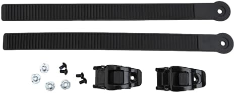 Snowboard Ankle Ladder Strap Binding Buckles, Nylon Adjustable Straps (265/225/205mm x 20mm) with Hardware for Skiing, Snowboarding & Skate Repair(265x20mm)