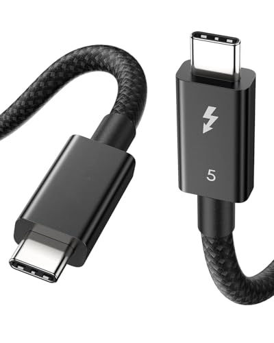 Image of Tobo 80 Gbps Data Transfer,USB 5 Cable Supports Dual8K HD Display, 240W Charging usb c monitor cable, Compatible with Thunderbolt 5, Thuderbolt 4, USB4, Thundrbolt 3 and USB-C (1-M)