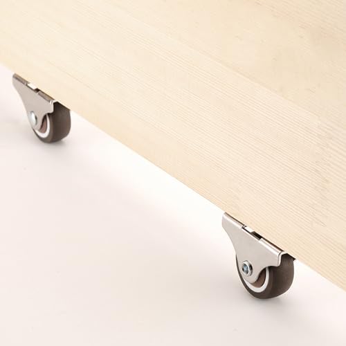 Mini roulettes fixes de 3,2 cm WANLIAN avec roulement silencieux anti-rayure