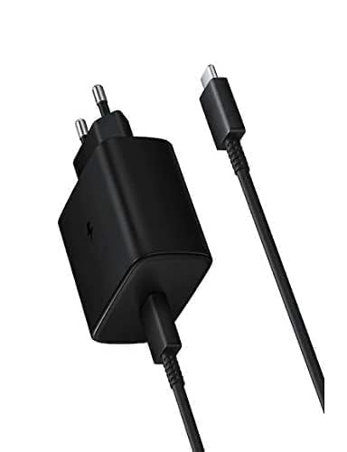 Image of THE BATTERY STORE Original 45W Power Adapter with Type C to C Cable, Compatible with Samsng Smarthphone, Black (BB31)