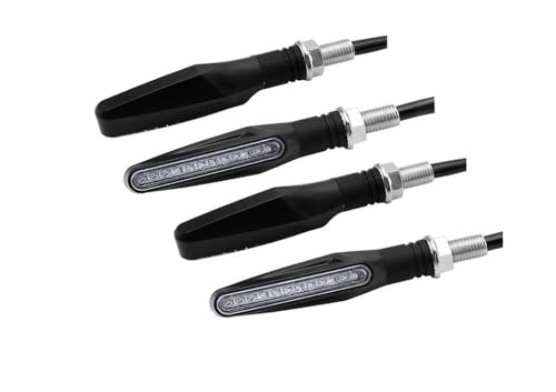 Clignotants LED universels 12V pour moto feux pliables et étanches pour sécurité routière lot de 4