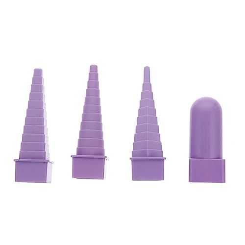 ARTIBETTER 4Pcs Wire Mandrel Set for Jewelry Making Quick Coil Spiral Roller Tool with Heads for Wire Shape Designs and Craft Projects