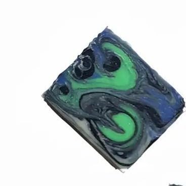 3 Pack Handmade Bath Soap Bar, Eucalyptus & Mint Scent and Design with Tallow Long Lasting 5oz Bar