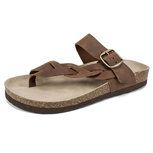 Image of WHITE MOUNTAIN Women's Crawford Signature Comfort Molded Footbed Braided Sandal