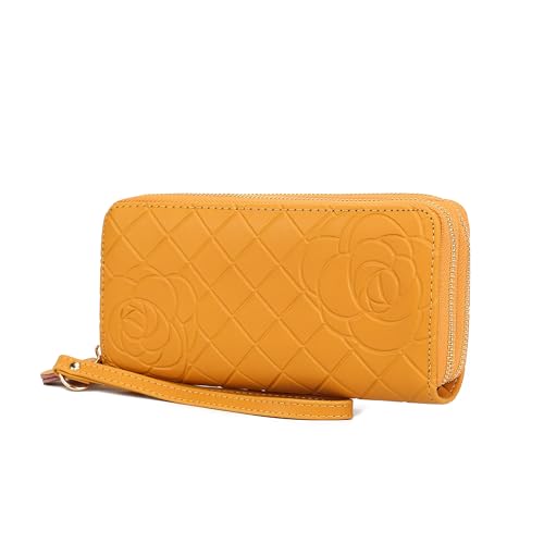 Image of MKF Collection Wristlet Wallet for Women, Small Credit Card Holder with Zipper Coin Pocket Wallet Purse Handbag By Mia K