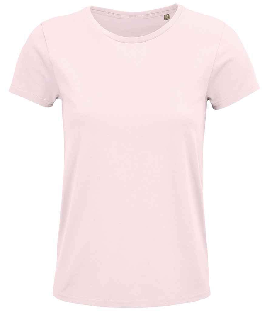 COOZO Ladies Crusader Organic T-Shirt - Pale Pink - M