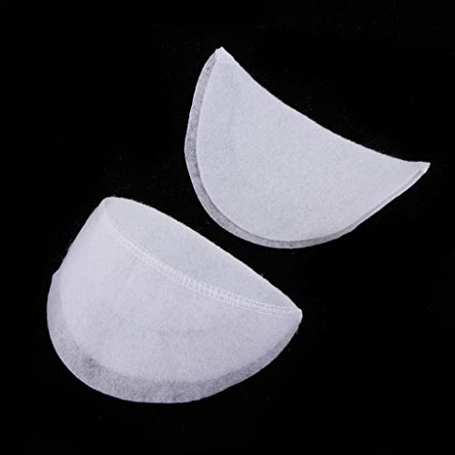 zalati Cotton Shoulder Pads Sponge Soft Comfortable Durable White 20 Pieces 0.08inch - Image 3