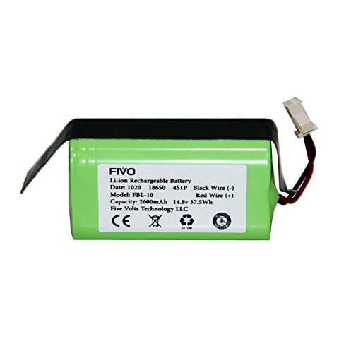 Replacement Battery for Amarey A800 A900, iMartine C800, Tesvor X500 Pro, Goovi D380 F007C, Onson J10C, Ionvac SmartClean 2000, Eufy RoboVac11S 11Splus, EcoVacs Deebot N79DN622 14.4v 2600mAh Cover