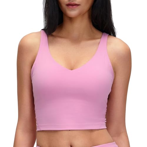 Image of Lemedy Women Sports Bra Longline Crop Tank Top