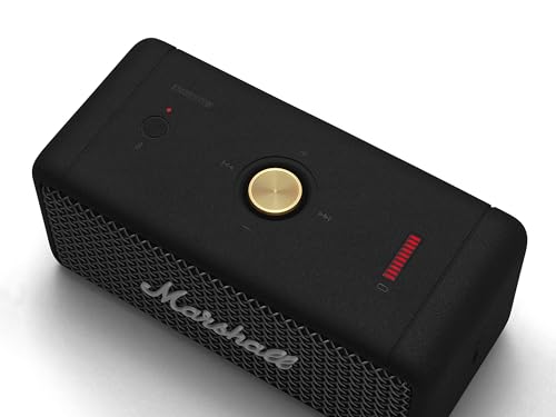 Image of (Refurbished) Marshall Emberton Portable Bluetooth Speaker - Black