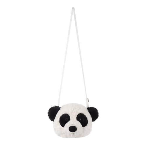 Apricot Lamb Panda Animal Shoulder Bag Crossbody Plush Purse for Adults and Teen Girls Boys, Stuffed Animal Shoulder Bag, Kids and Adults Fashion Handbags, 7.9 Inches3