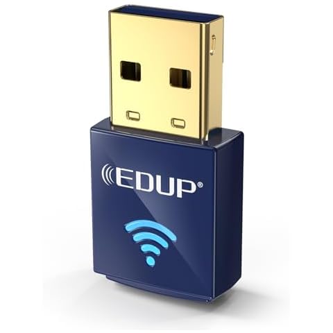 USB Bluetooth WiFi Adapter, Wireless Nano USB Network Adapter for Laptop Desktop PC Wi-Fi Dongle Compatible with Windows 10/7/8/8.1/XP Mac OS X 10.6-10.15.3 Cover