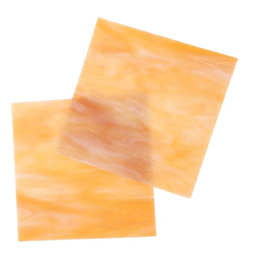 DIYEAH Lot de 2 Tuiles en Verre Délicates pour DIY Décoration Colorée pour Photo et Vases Matériaux Manuels 4 CM X 4 CM