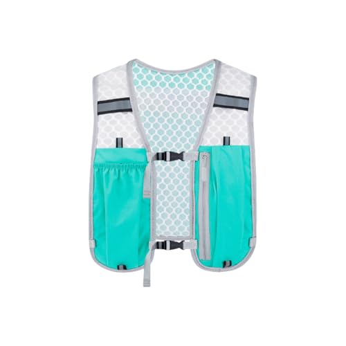 自転車 リュック トレイルランニングパック アウトドア登山ベストパック サイクリングリュック【携帯ポーチ付き 多機能収納 調整可能 胸部抗振動 二重バックルデザイン 超軽量 反射素材 通気性 防水】多機能水筒を含む多ポケット設計、水かけ防止処理自転車 登山