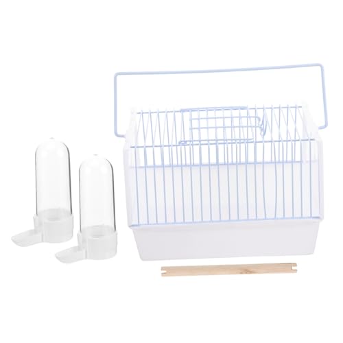 COLLBATH Bird Cage for Outing Portable Birdcage Handle Wire Parrot Cage Large Size