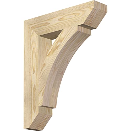 4"W x 18"D x 22"H Thorton Slat Rough Sawn Bracket, Douglas Fir