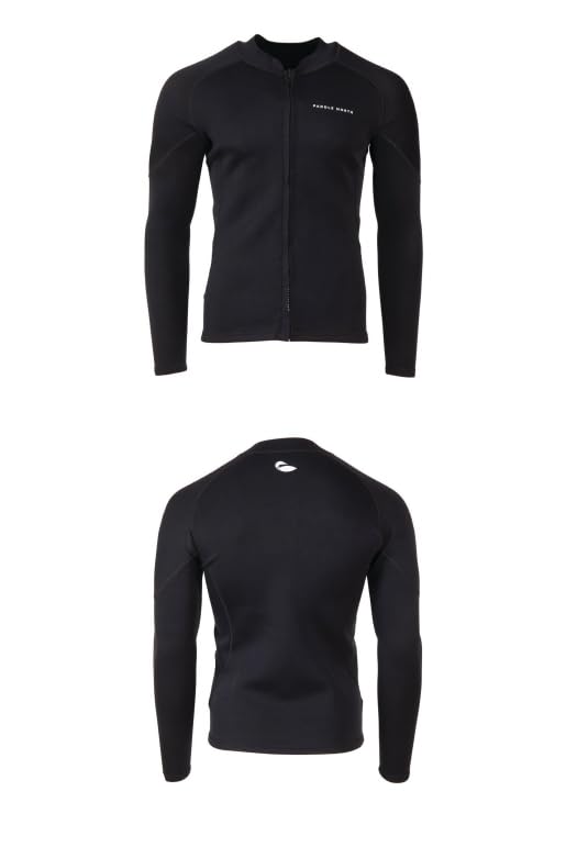 Paddle North Loon Jacket – Men's 1.5mm Neoprene Wetsuit Jacket for Cold Water Paddling, Surfing & Water Sports (Large)