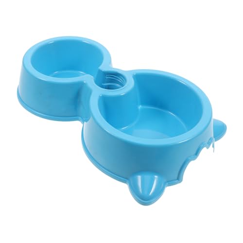 BESTonZON Automatic Dog Feeder with Water Bottle Dual Bowl Pet Feeder for Medium Dogs Cat Food Dispenser Puppy Water Dispenser