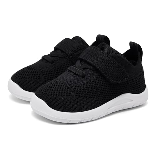MORENDL Toddler Sneakers Baby Non-Slip Lightweight Breathable Barefoot Shoes Infant Tennis Walking Shoes2