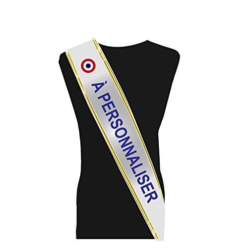 IZDEGUIZ Echarpe de Miss et Mister à Personnaliser LUXE