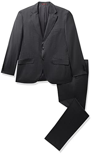 Image of Raymond Cotton Blend Men's Full Sleeve Contemporary FIT Fancy Grey Formal Suit