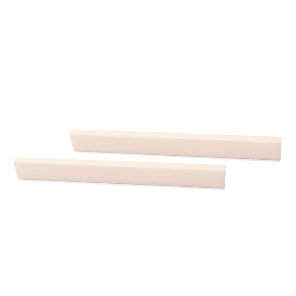 Totority Lightweight Guitar Bass Bridge Saddle Bone Nut for Handmade Guitars Polished Tone