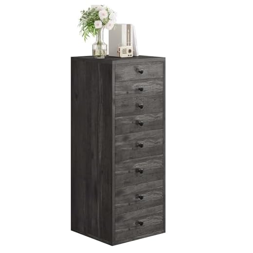 LIKIMIO Narrow Dresser with 8 Drawers