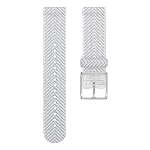 Polar Gewebtes Armband 20mm Weiß S/M Cover